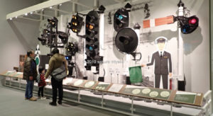 京都鉄道博物館の信号の展示