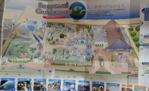 須磨海浜水族園の園内マップ